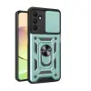 Samsung Galaxy M15 Kılıf Pars Lens Yüzüklü Silikon - Yeşil
