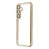 Samsung Galaxy S24 Fe Kılıf Razer Lensli Silikon - Gold