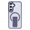 Samsung Galaxy S24 Tork Magsafe Standlı Kapak - Lacivert