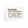 SanDisk MAX ENDURANCE microSDXC 128GB + SD Adapter - for home security cameras & dashcams