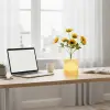 Sarı Saksılı LED Yapay Çiçek