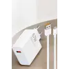 Şarj Aleti 67W Hızlı Şarj Turbo Type-C Uyumlu Şarj Adaptörü Kablosu
