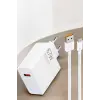 Şarj Aleti 67W Hızlı Şarj Turbo Type-C Uyumlu Şarj Adaptörü Kablosu