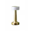 Şarjlı Gold Mantar Masa Lambası Dimmer Ayarlı Kablosuz LED Lamba