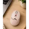Şarjlı Kablosuz Mouse Sessiz Tıklama Bluetooth ve USB Destekli