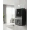 ŞARJLI KAMERALI KAPI ZİLİ SİYAH Yeni Nesil
