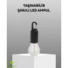 Şarjlı Kancalı LED Lamba – Kamp, Balkon ve Acil Durum Işığı