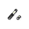 Şarjlı LED El Feneri - 14500 Pil Dahil, 4 Işık Modu, Mini Boy