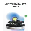 Şarjlı LED Kafa Lambası 800 Lumen COB XPE Ayarlanabilir Başlıklı