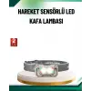 Şarjlı Wave Sensörlü LED Kafa Feneri Outdoor Kullanım