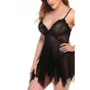 Seksi Siyah Tül Babydoll Gecelik 15500