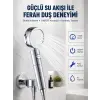 Şelale Sisi ve Masaj Özellikli Banyo Duş Başlığı