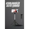 Selfie Çubuğu Tripod Bluetooth Kumandalı Selfie Çubuğu Telefon Tutucu