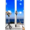 Selfie Çubuğu Tripod Kumandalı Telefon Tutucu Siyah