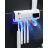 Sensörlü UV Sterilize Diş Fırçası Tutucu ve Macun Sıkma Aparatı