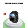 Sesli Arama Özellikli SIM Kartlı Siyah Akıllı Saat