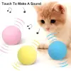 Sesli ve Akıllı Kedi Oyuncak Topu - 50 mm, Hayvan Sesli, Eğlenceli Kedi Oyuncağı