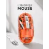 Sessiz Kablosuz USB Girişli Mouse Fare Yüksek Performanslı