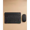 Sessiz Tuşlu Kablosuz Klavye Mouse Seti Çoklu Cihaz Uyumlu