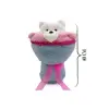 Sevgi Buketi Peluş Ayıcıklı Peluş Çiçek Buketi 40 cm