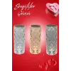 Sevgililer Günü İçin Hediye Kristal Lamba Sevgiliye Hediye USB Şarjlı Gece Lambası