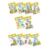 Sevimli Dinozorlar Boyama Kitabı  Çıkartmalı (10  Set)