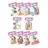 Sevimli Prensesler Boyama Kitabı  Çıkartmalı (10  Set)