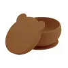 Silikon Kapaklı Kase Woody Brown