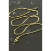 Silindir Zincir Çelik Kolye 55 cm