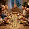 Silindirik Kristal Nokta Model Led Masa Lambası – Gold Tabanlı, Dokunmatik, 3 Renk Işık Modlu, Şarjlı Modern Dekoratif Gece Lambası Bx40