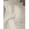 Silky Saten İpek King Size Nev Takımı Ekru