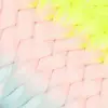Simli Neon Sarı / Şeker Pembe / Su Yeşili Ombreli Örgülük  100 Gr.