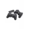 Siyah 2.4G kablosuz oyun kolu gamepad çiftli set Bluetooth özelliği olmadan - Elektronik