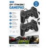 Siyah kablolu çift motorlu titreşimli joystick PC uyumlu USB bağlantılı 1 yıl garantili