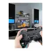 Siyah kablolu çift motorlu titreşimli joystick PC uyumlu USB bağlantılı 1 yıl garantili