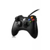 Siyah kablolu joystick PC uyumlu analog kol 1 yıl garantili Bluetooth yok - Elektronik