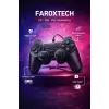 Siyah kablolu titreşimli analog joystick PC uyumlu Bluetoothsuz garantisiz - Elektronik