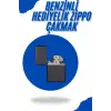 Siyah Kutulu Metal Çakmak Benzinli Hediyelik Eşya