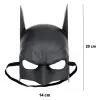 Siyah Renk Çocuk Boy Arkadan Lastikli Maske A Kalite  20x14 cm