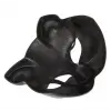 Siyah Renk Lüks Kedi Maskesi 12x13 Cm Bx40
