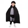 Siyah Renk Yakalı Çocuk Pelerin 90 Cm Bx40