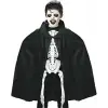 Siyah Renk Yakalı Halloween Pelerini 90 cm