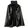 Siyah Renk Yakalı Halloween Pelerini 90 Cm Bx40