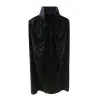Siyah Yakalı Pelerin - Vampir Pelerin - Dracula Pelerin 90 Cm Bx40