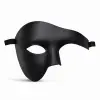 Siyah Yarım Erkek Maske – Phantom Parti & B Maskesi