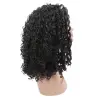 Siyah Yoğun Daa Afro Daa Tül Peruk