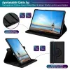 SM Galaxy Tab S8 Plus 2022 12.4 (X800-X806) 360 Derece Döner Standlı Kılıf-(5775)