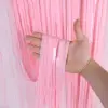 Soft Pembe Püsküllü Kapı Perdesi
