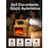 Solar Alev Lambası – Kamp, Bahçe ve Dış Mekan İçin