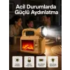 Solar Alev Lambası – Kamp, Bahçe ve Dış Mekan İçin